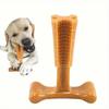 T-Shaped Dog Chew Toy with Textured Ridges and Ergonomic Grip, Non-Splintering Dental Chew for Aggressive Chewers and Teething Puppies