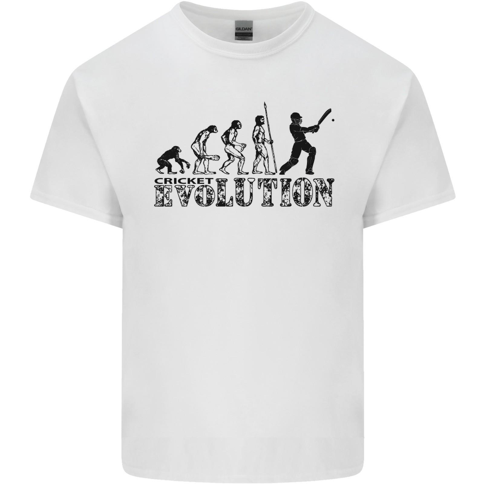 Evolution of a Cricketer Cricket Funny Mens Light Cotton T-Shirt S разноцветный
