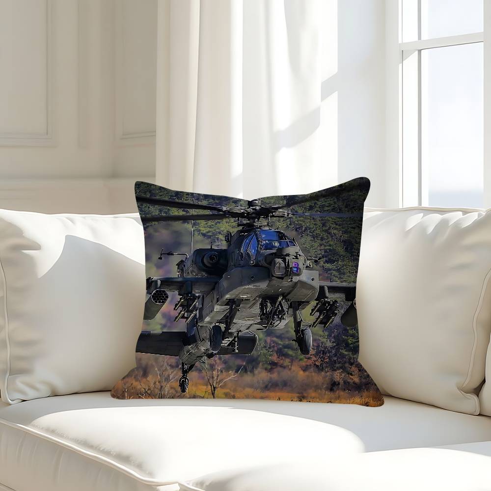 

Fighter Apache Pillowcases Home Bedding Decorative Pillow Cover Wedding Super Soft Pillow Case 16x16Inch