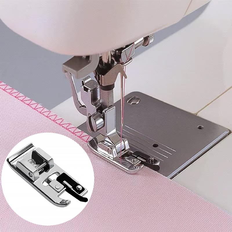 Overlock Overcast Sewing Machine Presser Foot Fits Most Low Shank Snap-On Singer, Brother, Babylock, Elna Sewing Machines