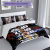 Messi World Cup Glory Bedding Set,Soft Bed Linen for Bedroom Home Decoration,Football Fan Gift,Breathable Duvet Cover with Pillowcases,Soccer Themed,P