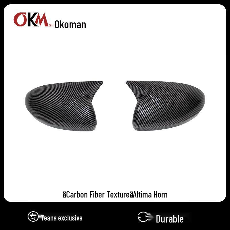 Накладка на зеркало заднего вида для Nissan Altima 2019-2024 и Sylphy 2020 Glossy Black