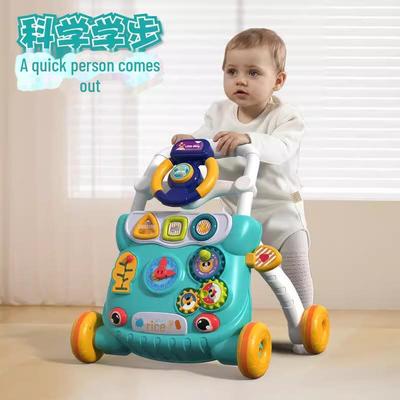 Multifunctional Anti-Rollover Baby Walker & Stroller Toy for Ages 0-1