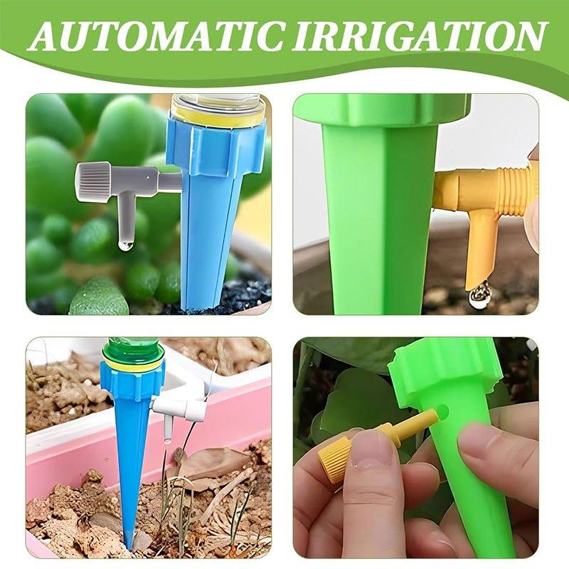 Automatic Drip Irrigation Watering Spike 10/20Pcs Adjustable Fits Common Bottles for Garden Potted Plant Watering