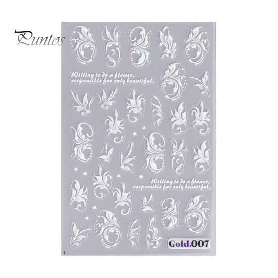 

Тисненые наклейки для дизайна ногтей, креативная гравировка, белая бабочка, маникюрные наклейки, изысканный дизайн ногтей «сделай сам», клейкие декоративные наклейки для ногтей G