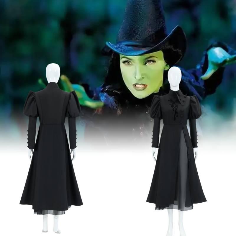 Wicked Elphaba Cos Clothing Festival Party Costume Movie Cosplay Perform Skirt