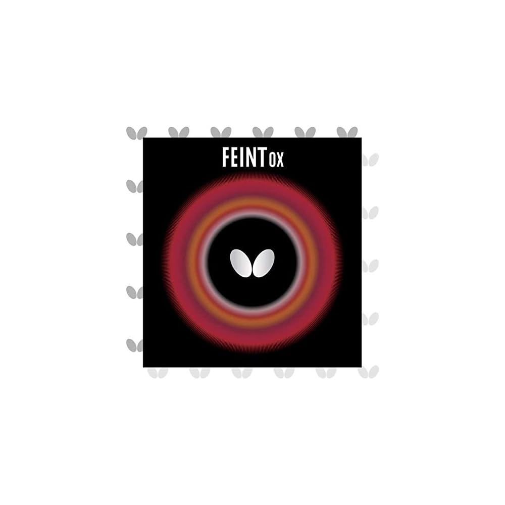 Butterfly Rubber Feint OX Table Tennis Bat Black 00060 278
