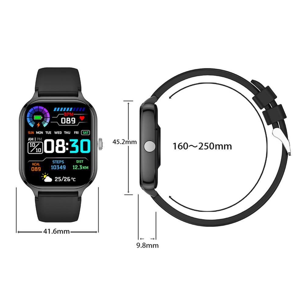 Z49 gtS4 2,01-Zoll-Bildschirm Smartwatch Bluetooth-kompatibles Anrufen Herzfrequenz Schlaf Gesundheitsüberwachung Sportuhr