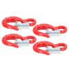 4Pcs Slip Hook Thickened Sturdy High Temperature Quenching Convenient Safe Hoist Sling Hook