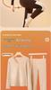 Women's Lace V-neck Warm Lingerie Set: Seamless Slimming Antibacterial Base Layer for Autumn and Winter