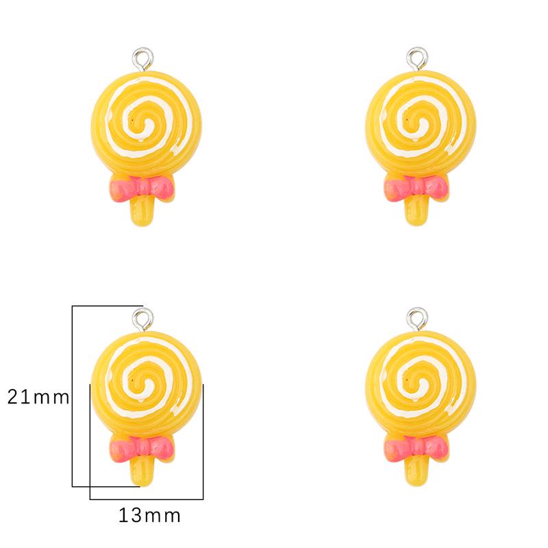 DIY pryskyřičné šperky a doplňky: Přívěsky Žlutá kachnička, Včelka, Růžový medvídek, Kobliha, Dinosaurus, Vejce, Lízátko.