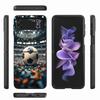 Football Sport Soccer Case for Samsung Galaxy Z Flip4 Flip3 5G PC Hard Cell Phone Shell Z Flip 4 3 Black Zflip4 Zflip3 Cover