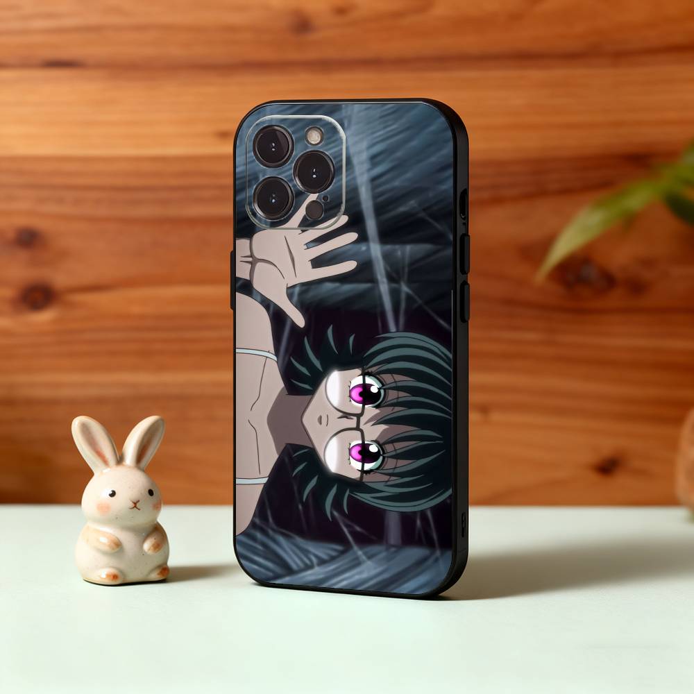 S-Shizuku H-Hunter M-Murasaki Phone Case For iPhone17,16,15,14,13,12Plus,Pro Max,XS,5G Soft Silicone Black Cover