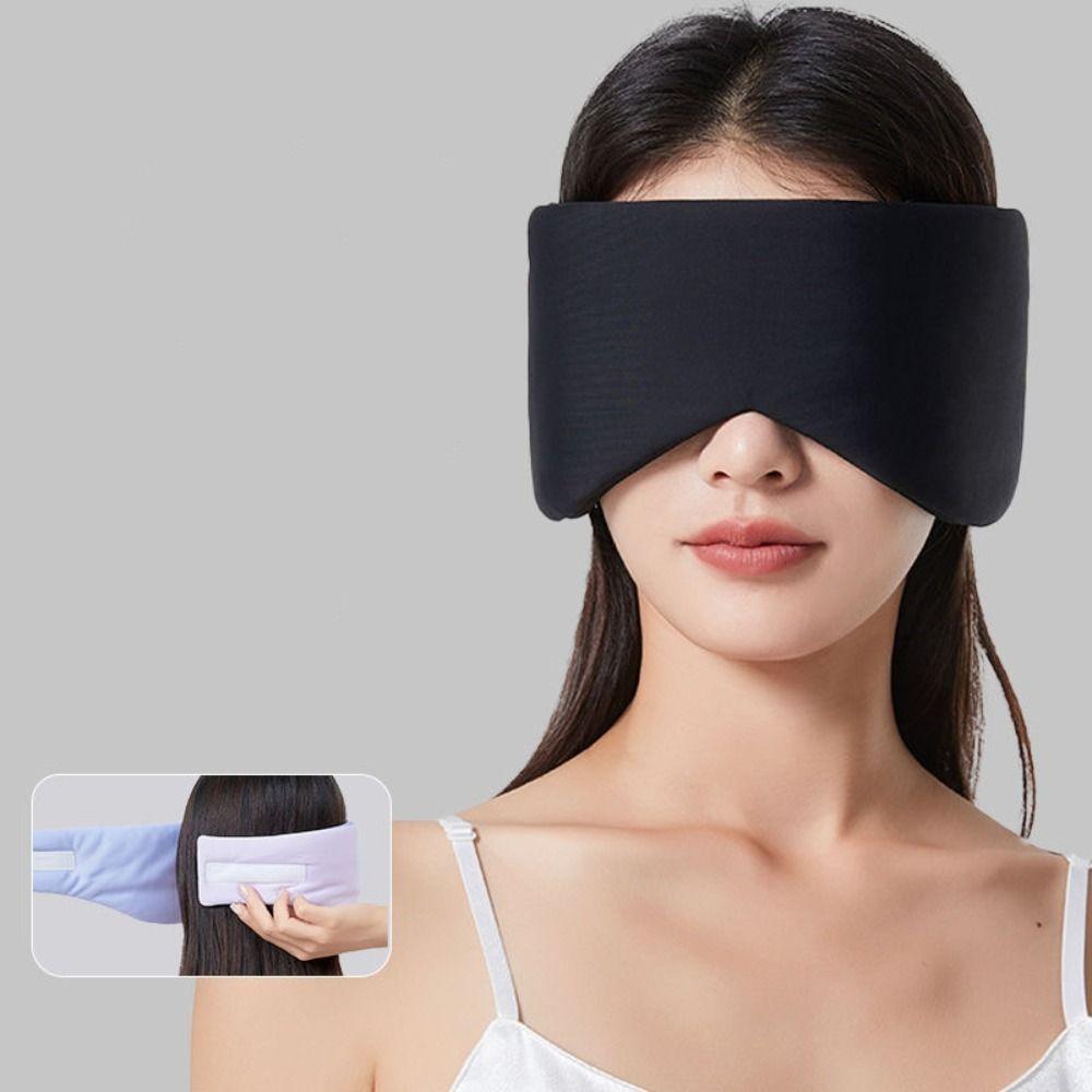 Warm Cool Eye Cover Patch Portable Night Eyeshade Travel Eyepatch Sleep Eye Mask Blindfold Office