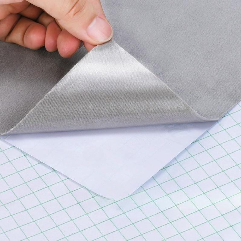 50cm*138cm Multi Colors Elasticity Self-adhesive Velvet Fabric Sticky Velvet Wall Fabric for DIY Home Decoration