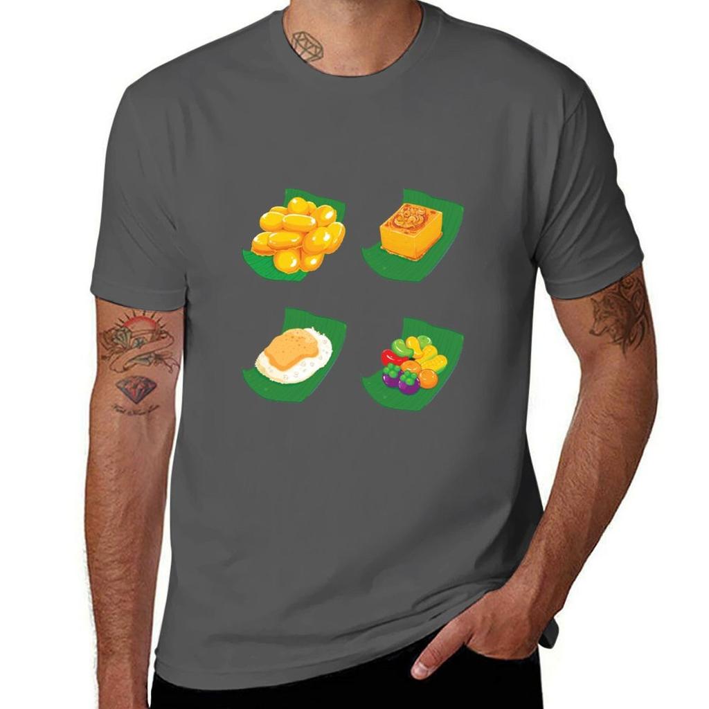 Assorted Thai Khanom Desserts Tshirt Breathable Travel Tshirt