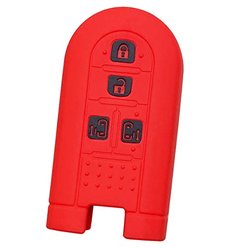 

[IKT] Силиконовый чехол для смарт-ключей для автомобилей Daihatsu/Toyota, 4 кнопки, красный/черный/Tanto/Tanto Custom/Wake/Move Canvas/Thor/Tank/Roomy/и т.д.. S
