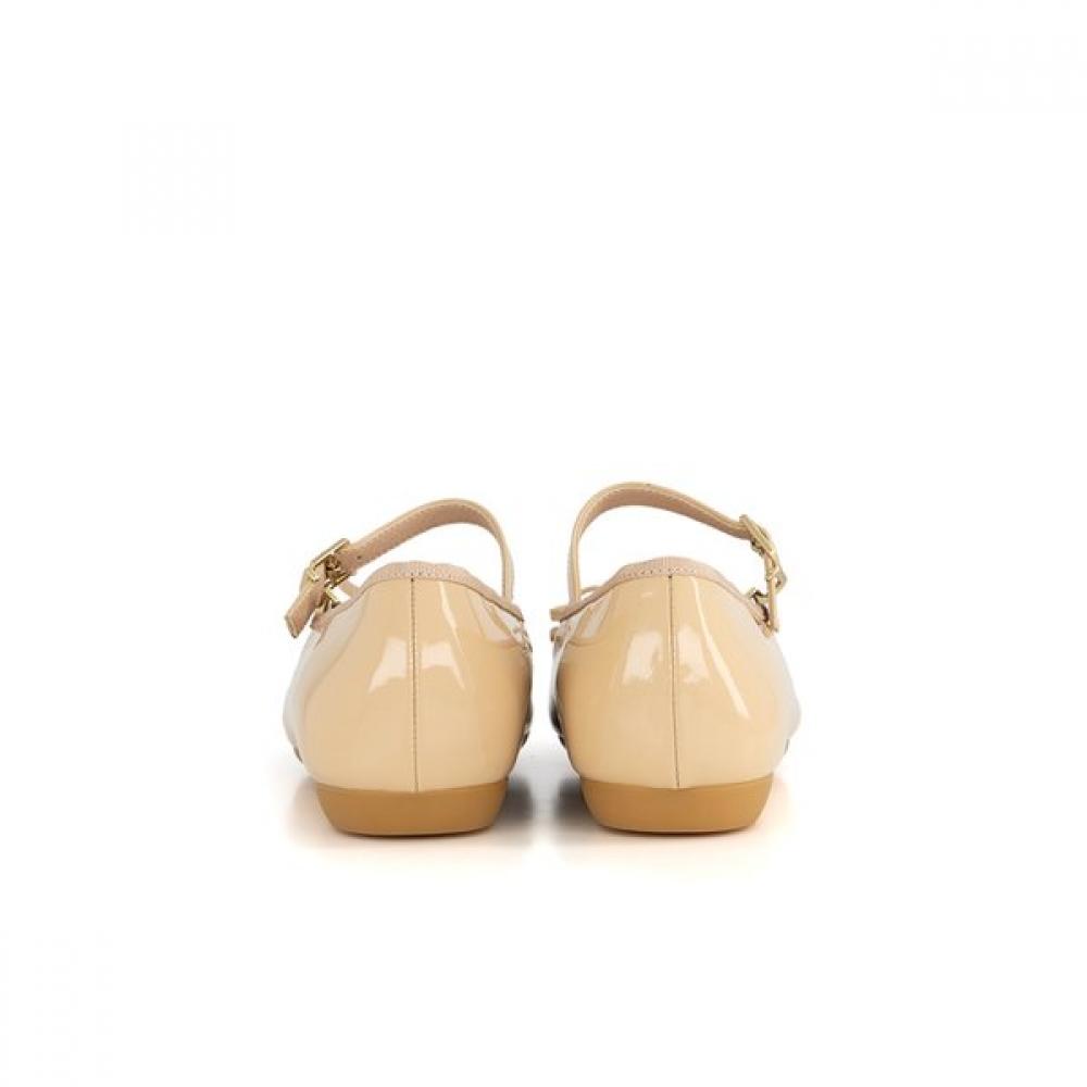 Tandy Women Flat Shoes Ivory J1586v