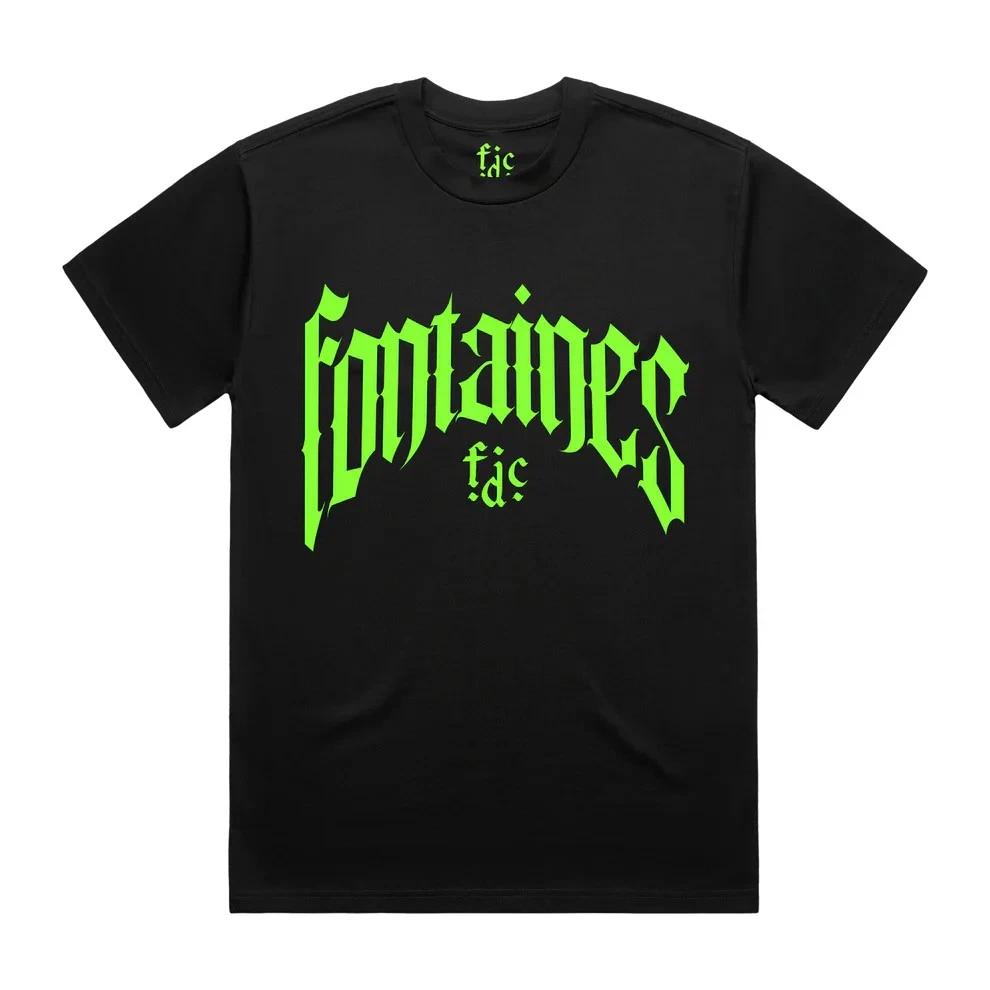 Fontaines D.C. DC North American Tour 2024 Adult Black Shirt New Large 2XL