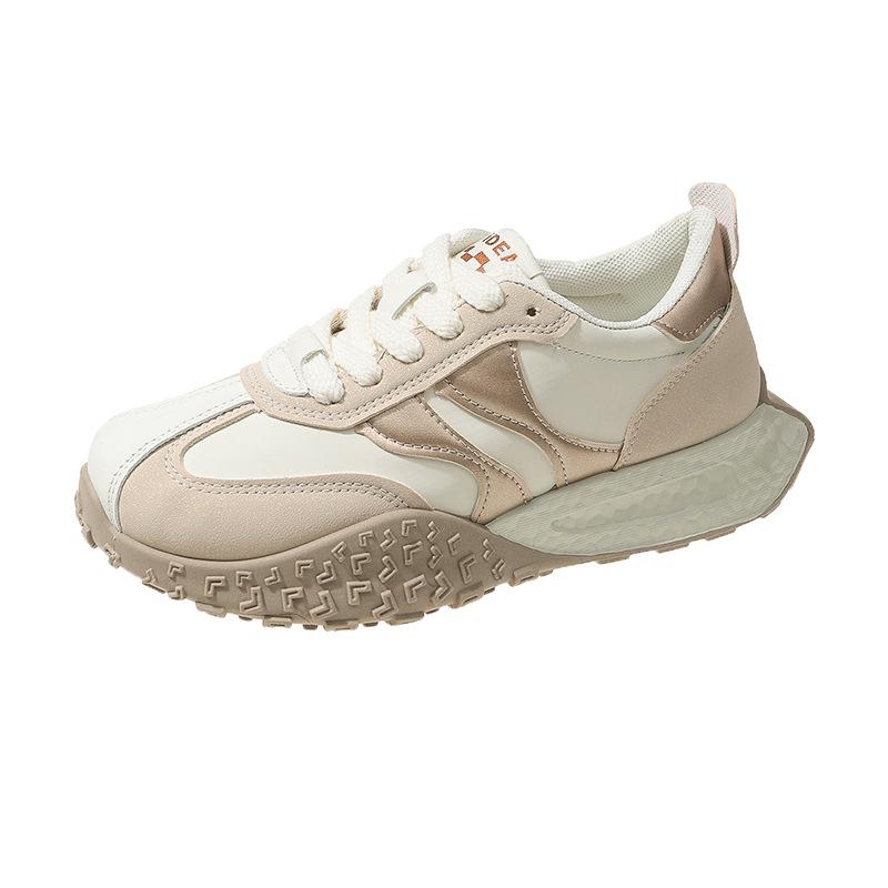 Platform-soled German Training Shoes Women's 2025 Autumn New Height-increasing Casual Small Sports Shoes Niche with Skirt Dad Shoes