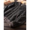 Italian Single! Wool Specialty Yarn! High-End Men's Autumn and Winter Baseball Collar Thickened Cardigan Knitted Sweater Jacket
