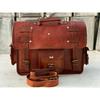 Vintage Briefcase Satchel Leather  Laptop Messenger Bag Shoulder Men's