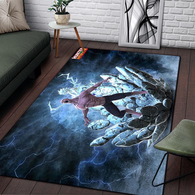 Hunter X Hunter Carpet for Living Room,Soft Flannel Rug for Bedroom ,Anti-Slip  BATHROOM Mat,  Baby Play Mat, Kitchen Mat