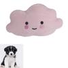 3 pcs White Finish Squeaky Pet Toy Crystal Soft Plush Cat Plush Plaything  Household Cats