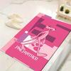 Tappeto Rosa Pantera per Soggiorno Camera da Letto Casa Decorazione Divano, Tappetino Antiscivolo per Giochi Bambini
