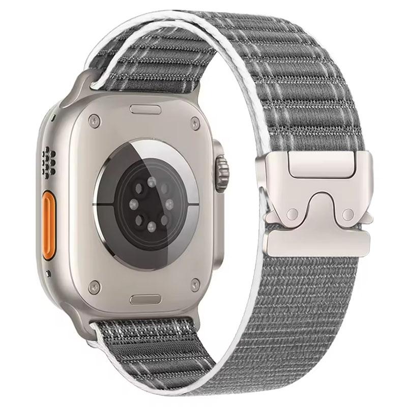 Parachute Nylon Strap For Apple Watch Ultra 3 2 49mm 11 10 46mm 42mm Braided Elastic iWatch 9 8 7 6 5 SE 45mm 41mm 44mm Bracelet