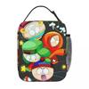 Cartoon Souths Parks Insulated Lunch Bag Large Lunch Container Cooler Bag Lunch Box Tote Work Travel Men Women