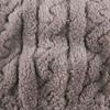 Womens Over Knee Fuzzy Stockings Cable Pattern Furry Fleece Thigh High Long Socks Winter Leg Warmer Slipper Stockings