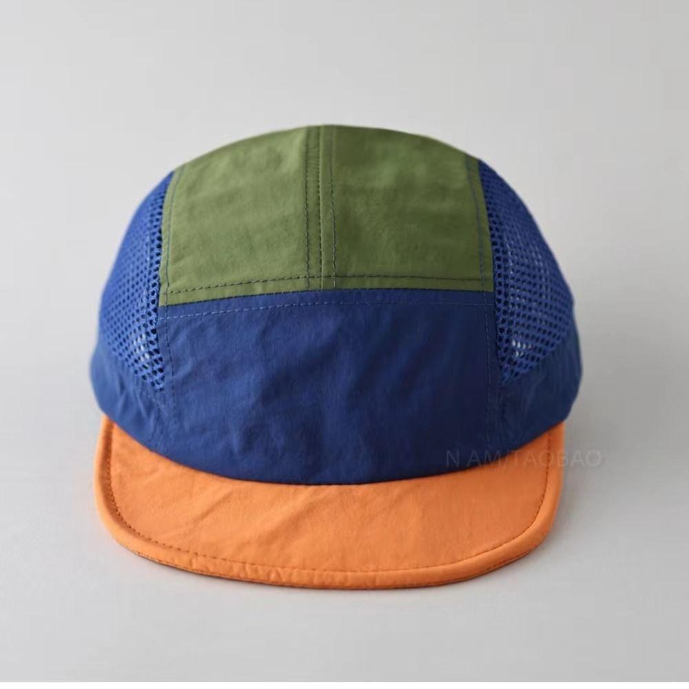Quick Drying Mesh Baseball Cap UV Protection Color Splicing Hat Casual Sun Visor Cap  Sports Cap