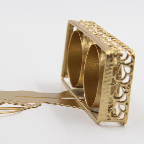 Yousheng Golden Couple Tealight Candle Holder Romantic Valentine's Day Dual Candlestick for Wedding Anniversaries Birthday Party Table Centerpiece