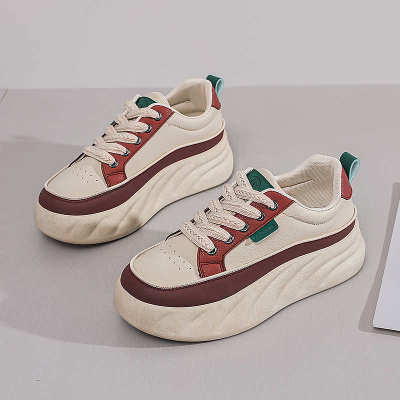 Fashion Legitimate Leather Without Heel Woman Luxury Designer Trainers Loafers Sneakers Size 46 Flat Shoes Ladies Sports Class