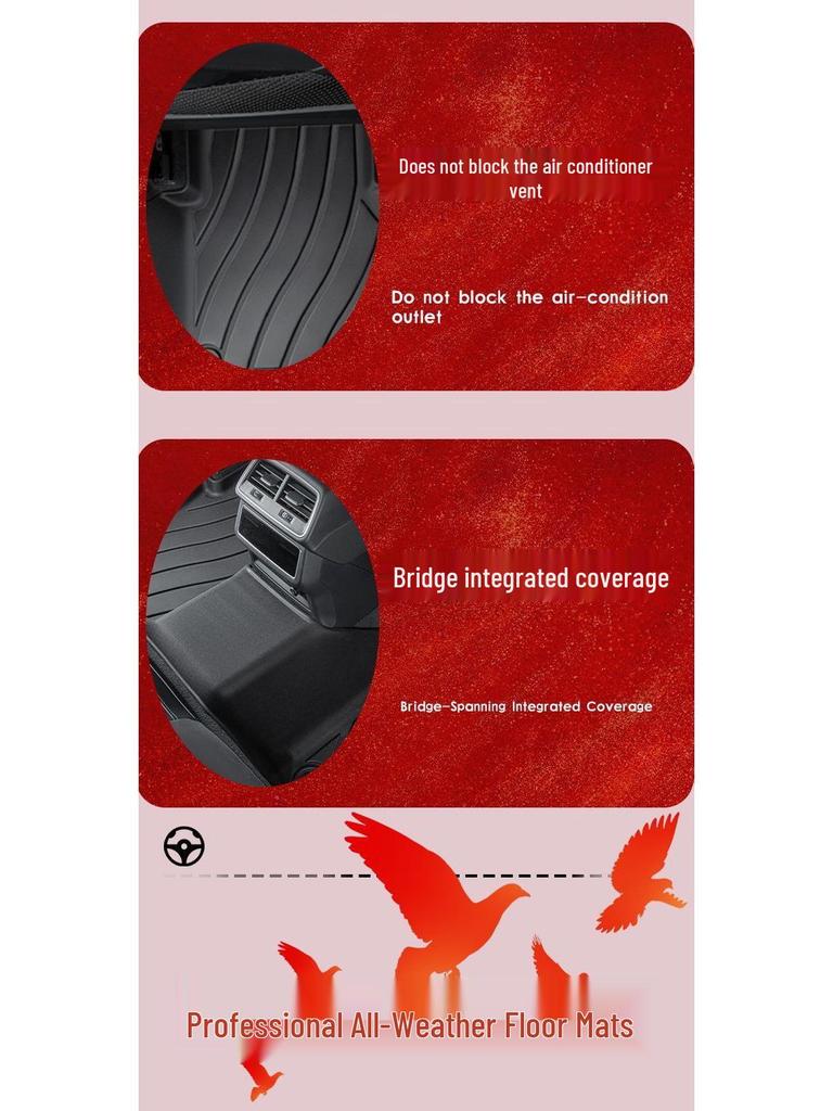 AITO M9 TPE Floor Mats for New Six-Seater Model