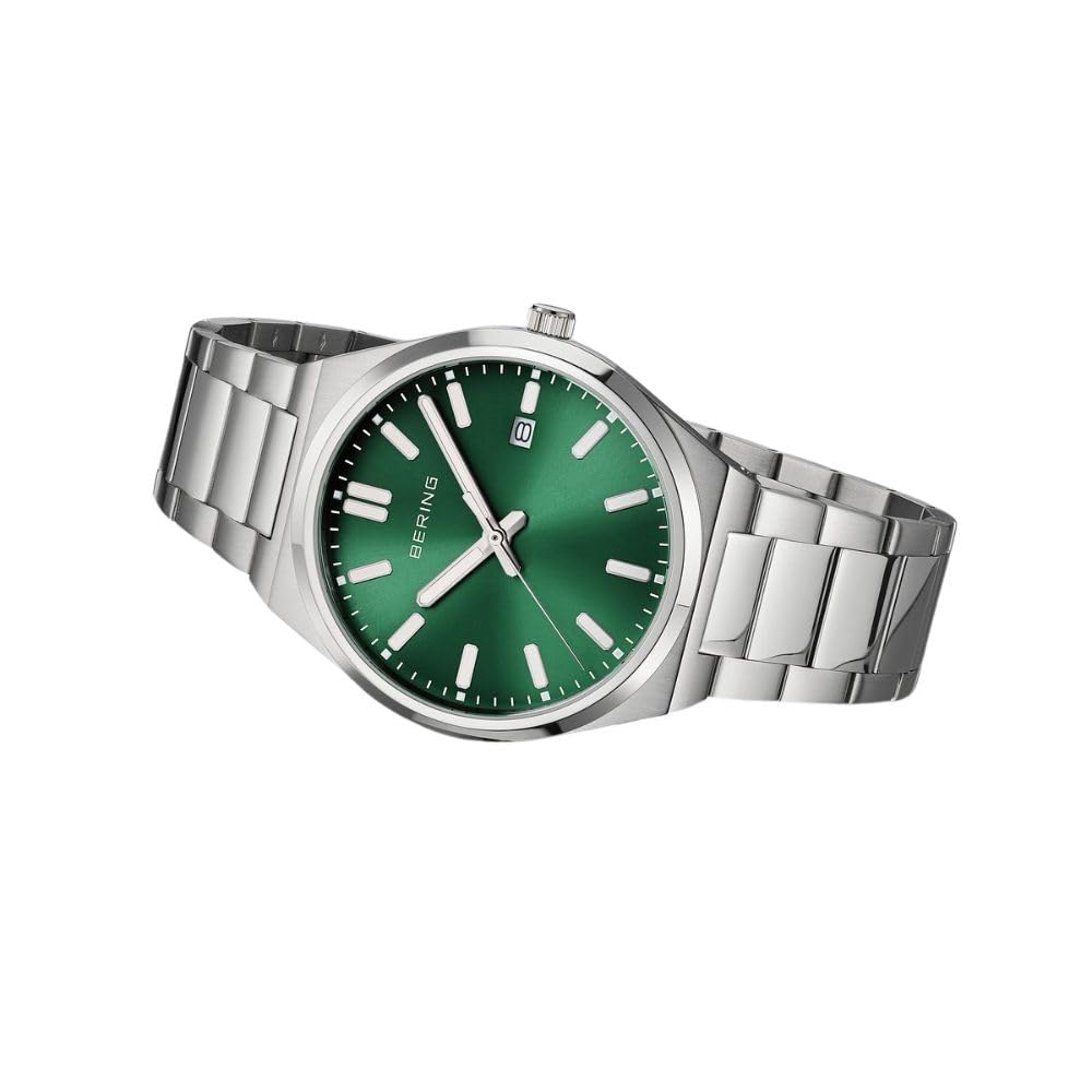 Bering Classic Link Men's Watch, Silver, 17639-708