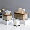 1pc, Tissue Box Holder, Desktop Tissue Holder Tissue Box Cover Clear Tissue Box,  Creative Tissue Box For Home
