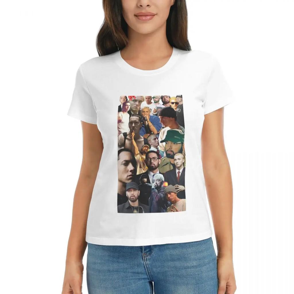 Women TShirt Rapper Rap God Eminem Summer Short Sleeve Tees ONeck Cotton T Shirts Clothes Tops Streetwear