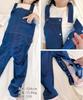 Stylish baby denim front full medical universal [Altotaskull] barrier-free overalls, children's clothing, kids, clothing, salopettes, style, baby,
