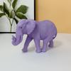 Creative Small Artificial Elephant Sculpture Ornaments Simulation Animal Elephant Gifts for Home Office Desktop Decoration Resin