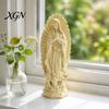 Handmade Retro Figurine Our Lady of Guadalupe Religious Statue, Virgin Mary Figurine, Resin Sculpture, Collectable Character Inspirational Art