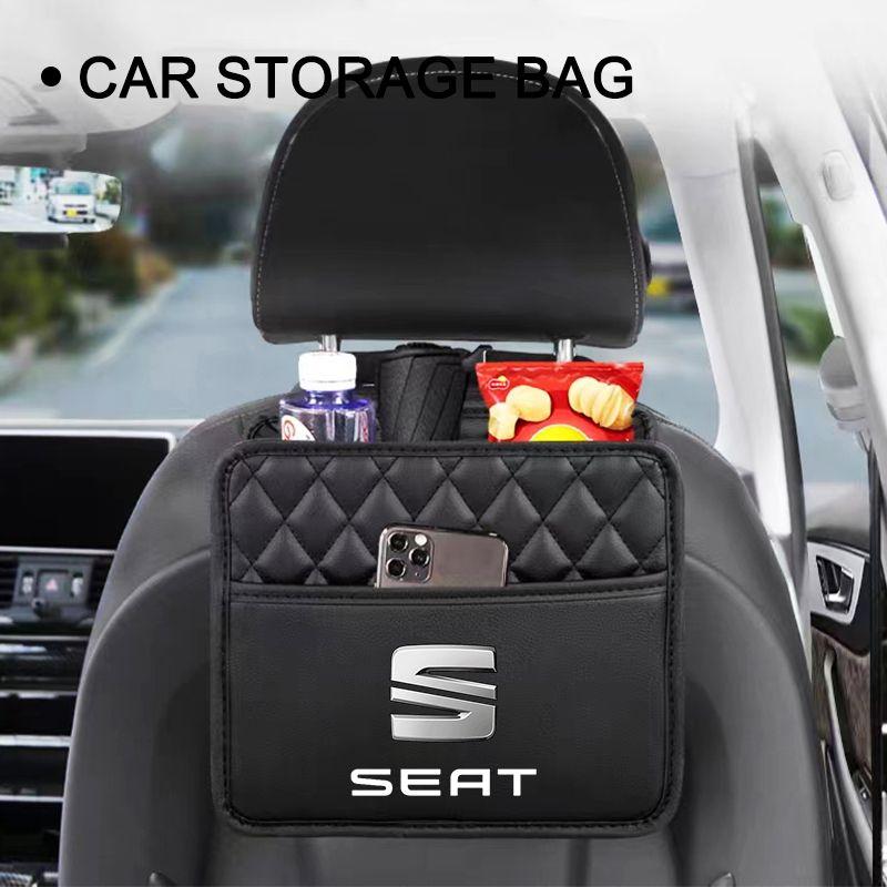 Auto Aufbewahrung Hängebeutel Rücksitz Rückenlehnentasche Für SEAT Leon MK1 MK2 MK3 5F Ibiza 6L 6J Altea Arona Tarraco Cupra Cordoba