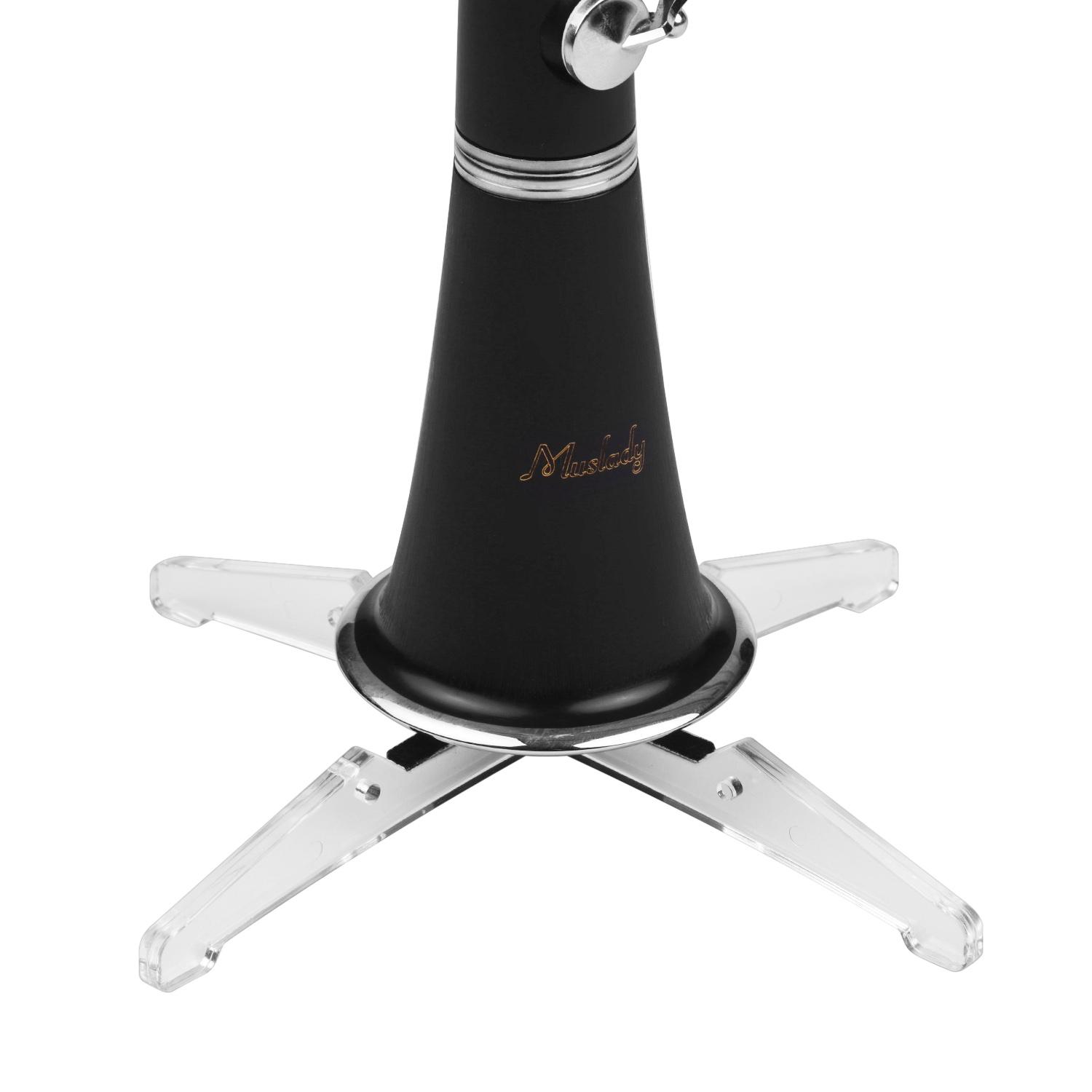 Съемный держатель подставки для кларнета Портативный легкий пластик Black — фото 3