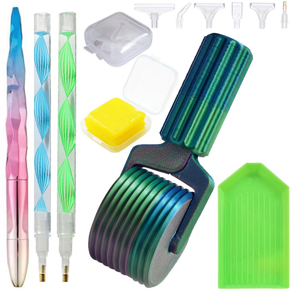 Detachable Diamond Painting Roller Tool Rhinestone Embroidery Straightening Pressing Drills Art Accessories for DIY Crafts