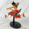 23cm Anime One Piece Kimono Monkey D. Luffy Second Gear Duel Figure Scene PVC Model Toy Collecting Desk Decorations Gift