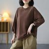 Spring and Summer All-match Literary Retro Lantern Sleeve T-shirt Western Style Age-reducing Casual Three-quarter Sleeve Blouse Women's Clothing