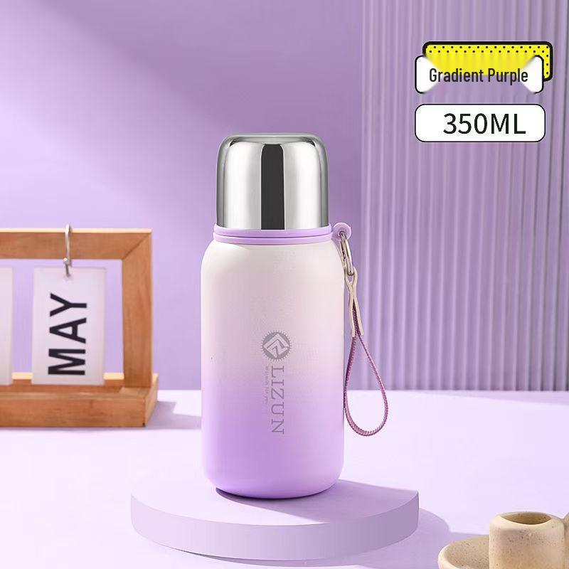 Gradient 316 Stainless Steel Insulated Mini Pocket Cup for Girls and Students - Portable Tea Brewer Gradient Insulation Cup