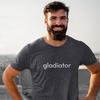 Gladiator - t-shirt minimaliste à un seul mot