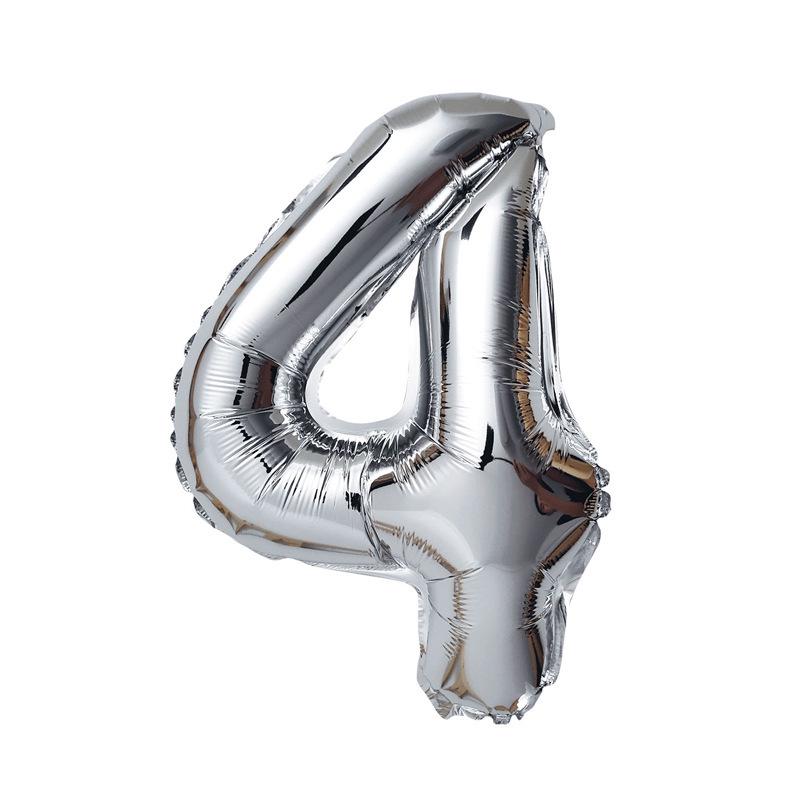 32-Inch Digital Aluminum Balloon for Baby's First Birthday Celebration Decor